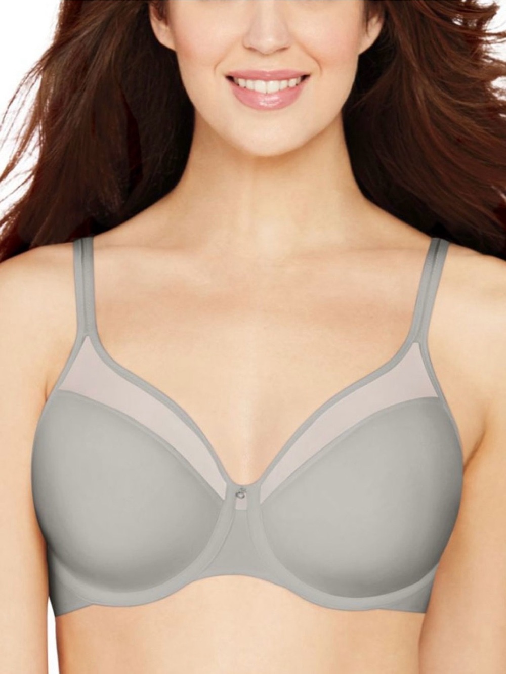 Bali Women's One Smooth U Ultra Light Illusion Neckline Underwire bra